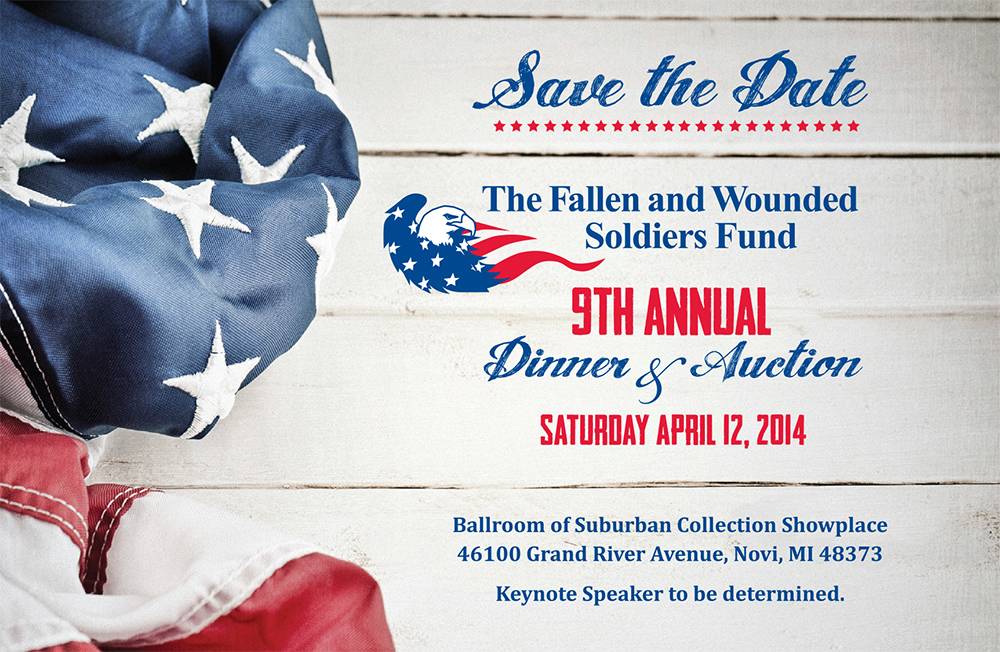 9th Annual Fallen & Wounded Soldiers Fund Dinner and Auction