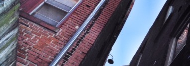 Blue Sky. Dark Alley