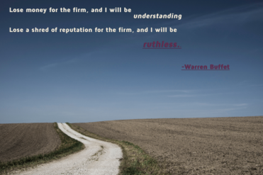 Lose Money v Lose Reputation